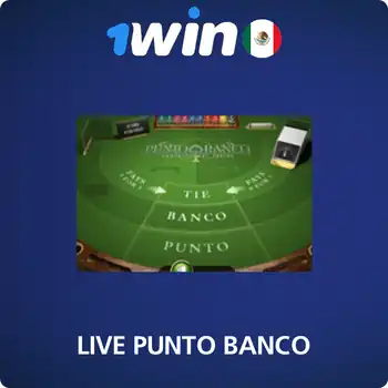 1Win Live Casino Punto Banco