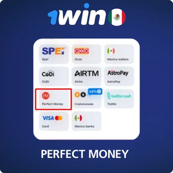 Cómo depositar con Perfect Money en 1Win 