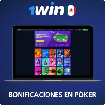 1Win póker mxn Bonificaciones