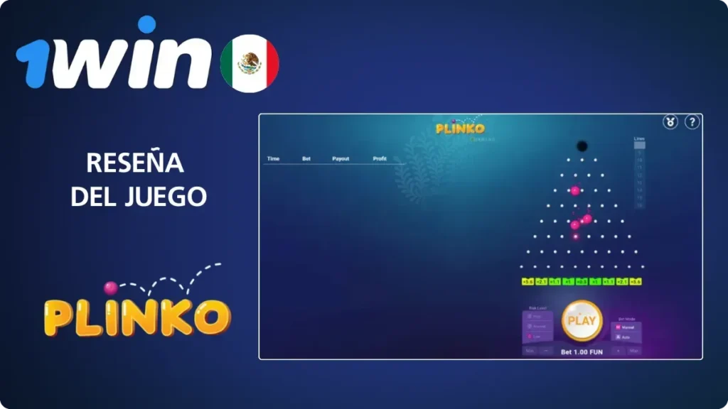 Juego Plinko en 1Win Reseña